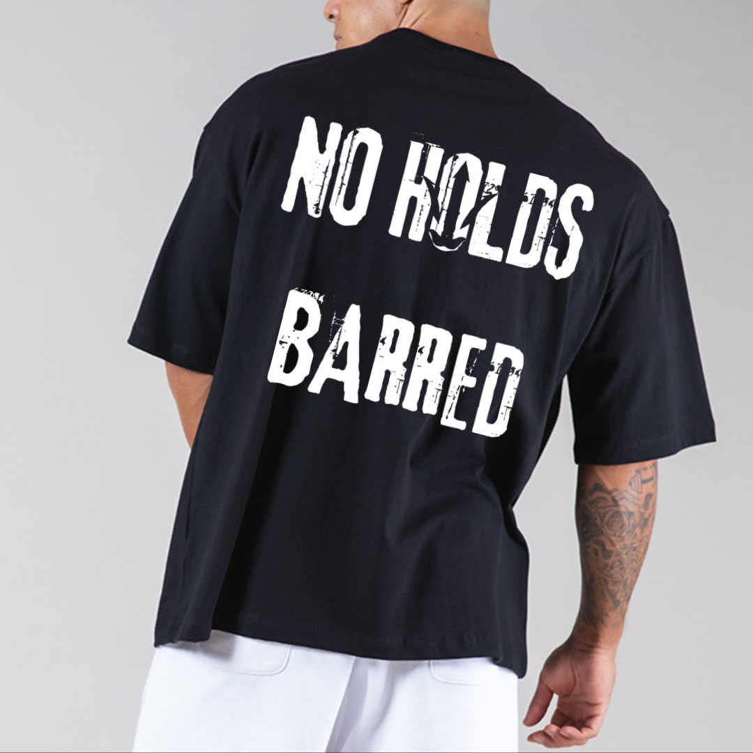 No holds barred oversize t-shirt